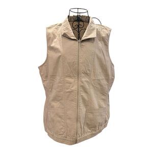 Koret Women's Vest  Full Zip Size‎ XL (18-20) Missy Sand Lightweight Vest